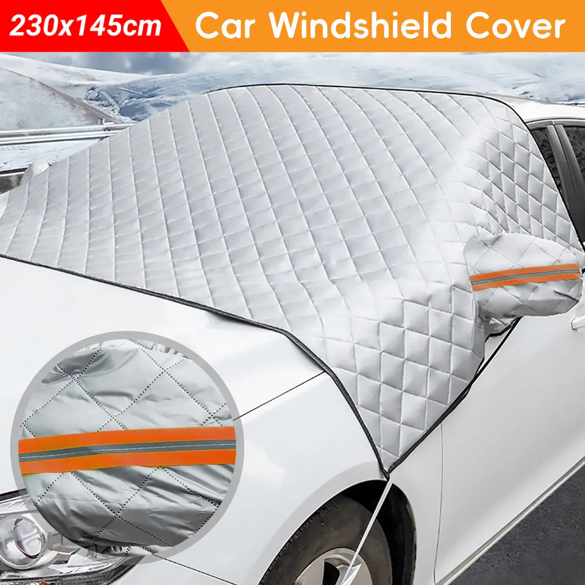 Car Windshield Cover SUV Sun Shade Windscreen Frost Snow Ice Sunshade Protector